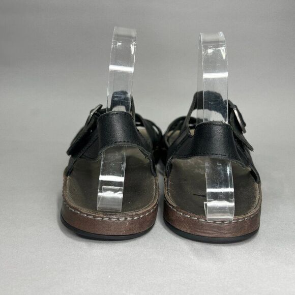Chaco Women's Size 9 Fallon Black Leather Sandals - Picture 5 of 11